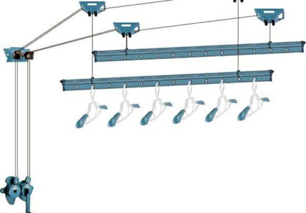 手摇升降式晾衣架结构全方面分析