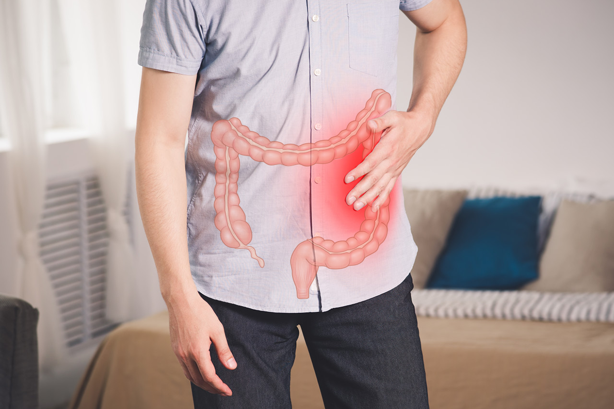 左结肠炎的疼痛位置图 结肠炎痛在哪个位置图