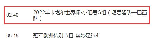 世界杯喀麦隆vs巴西直播时间（世界杯喀麦隆vs巴西直播时间几点）