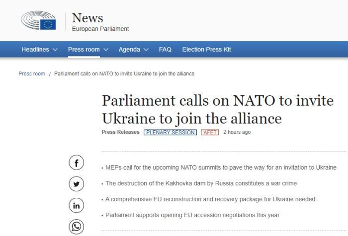 国际识局：敦促乌克兰加入北约（乌克兰急欲加入北约）