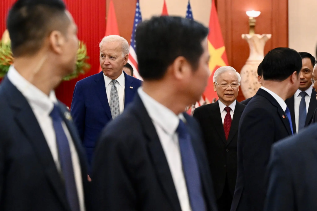 美国与越南关系提升至全面战略伙伴，宣布达成半导体合作
