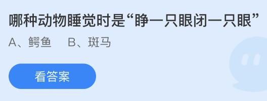 今日蚂蚁庄园小鸡课堂正确答案最新：奶茶里的咖啡因含量比咖啡还高真的吗？哪种动物睡觉是睁一只眼闭一只眼？