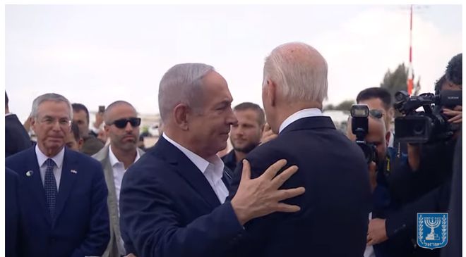 美国总统拜登抵达以色列，白宫：他计划“以朋友身份”向以方提出“尖锐问题”