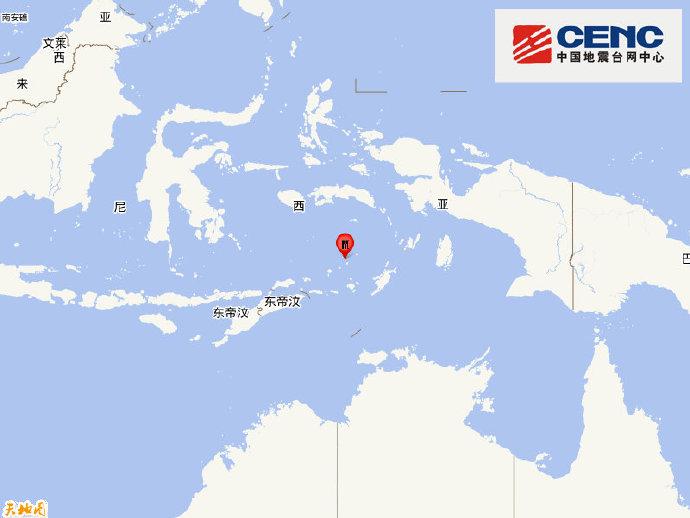 班达海发生7.1级地震，震源深度10千米 班戈地震