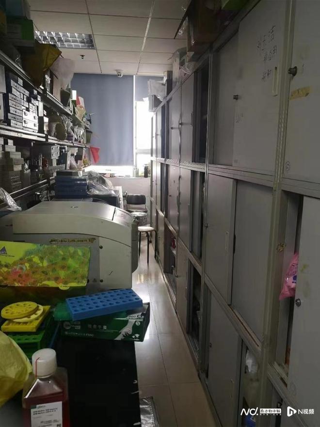 探访中山二院：实验室没拆 拆的是占用通道的储物柜