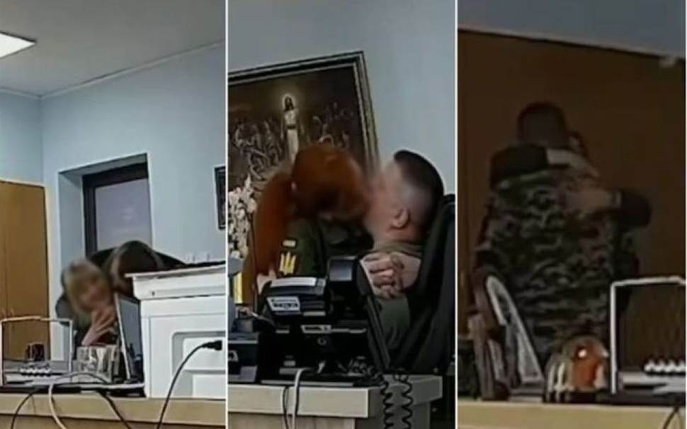 乌军官在办公室与多名女同事接吻后续，乌军声明：“他自愿上前线”，已批准
