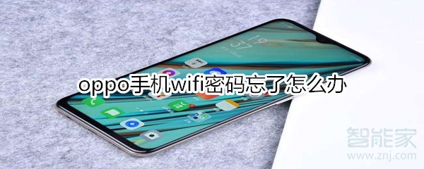 oppo手机wifi密码忘了怎么办