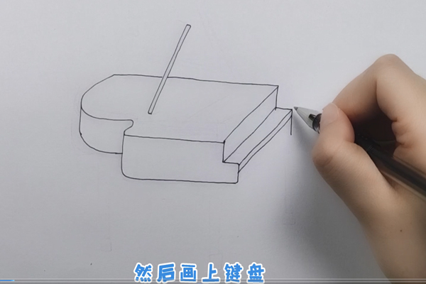 钢琴简笔画