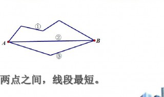 两点之间是直线最短还是线段 关于两点之间是直线最短还是线段