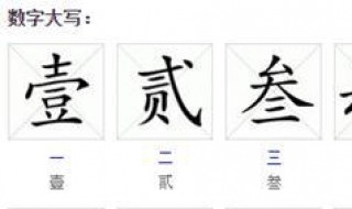 横字怎么写数字怎么写（横竖数字怎么写）