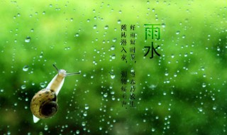 2021年2月雨水节气的习俗 2021年雨水节气具体时间