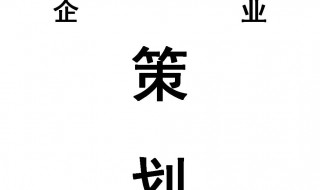 企业策划书怎么写（企业策划书怎么写例子）