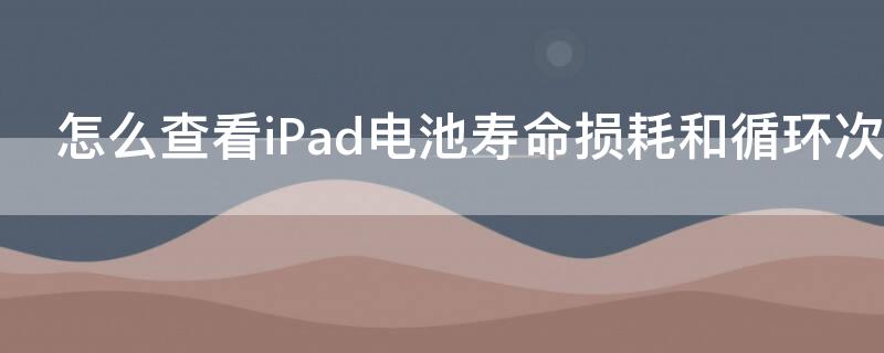 怎么查看iPad（怎么查看ipad使用记录）