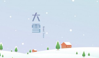 节气大雪是啥意思（节气大雪的意思）