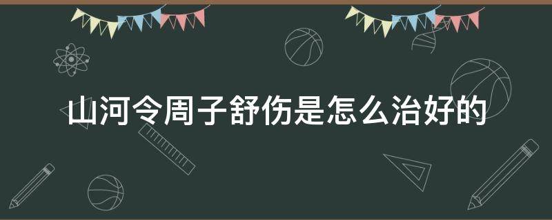 山河令周子舒伤是怎么治好的 山河令周子舒内伤发作