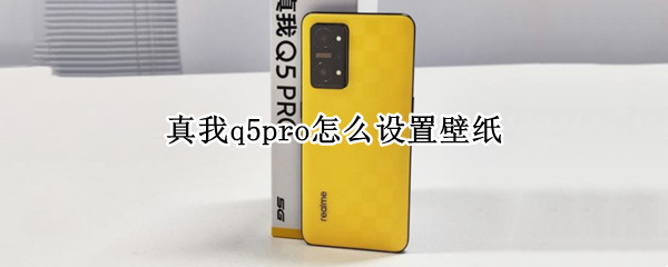 真我q5pro怎么设置壁纸 真我q5pro怎么设置壁纸动态