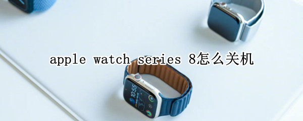 apple watch series 8怎么关机