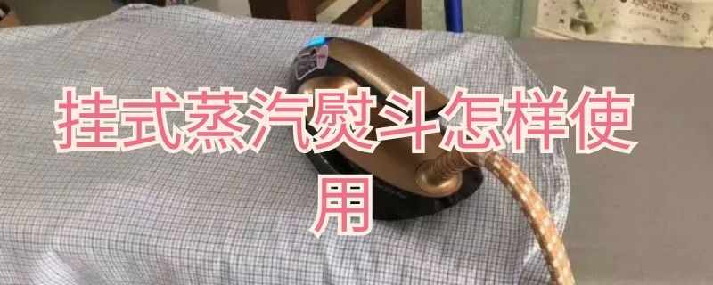 挂式蒸汽熨斗怎样使用 蒸汽式吊挂式熨斗怎样使用