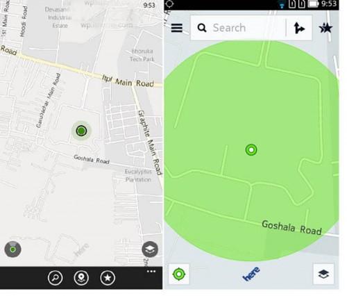 诺基亚Here地图对比:安卓版 诺基亚地图软件